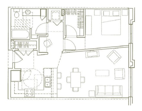 Eden Hill Apartments in Seattle, Washington A7 Floor Plan